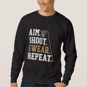 Sweatshirt Répétition du tir de but - Billard de piscine