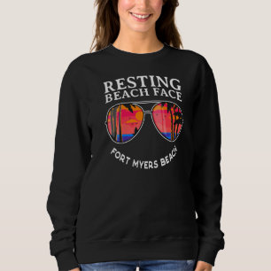 Sweatshirt Repos Fort Myers Beach Ocean Humour Beach