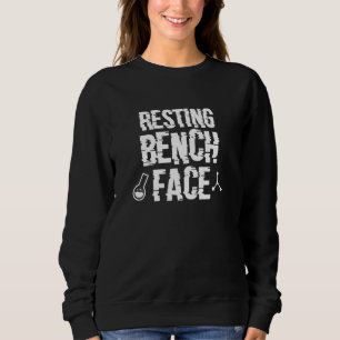 Sweatshirt Repose Du Banc Visage Exercice Fitness Sport