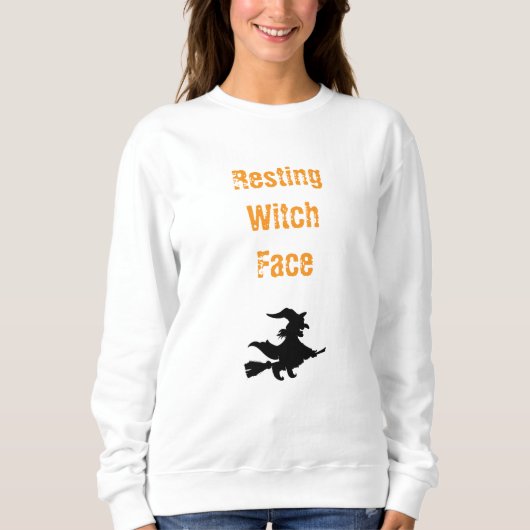 Sweatshirt Repose du visage de la sorcière (Devant)
