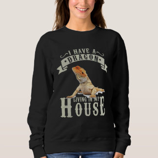 Sweatshirt Reptiles Dit Que J'Ai Un Geck De Dragon Iguana Liz