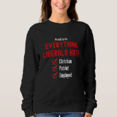 Sweatshirt Républicain conservateur 3 (Devant)