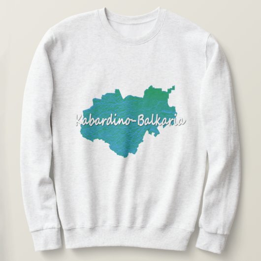 Sweatshirt République de Kabardino-Balkarie (Design devant)