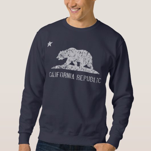 Sweatshirt République de la Californie affligée (Devant)
