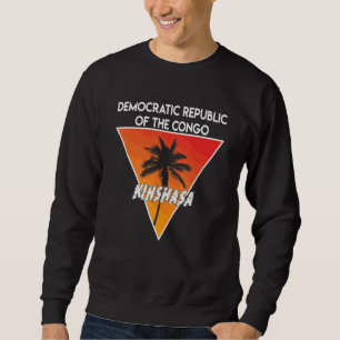 Sweatshirt République démocratique du Congo avec des couleurs