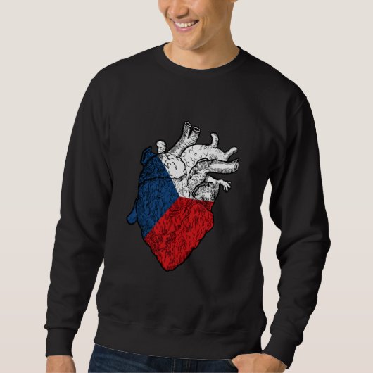 Sweatshirt République tchèque Tchèque Pride Tchèque Drapeau C (Devant)
