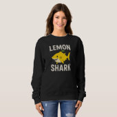Sweatshirt Requin citron (Devant entier)