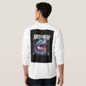 Sweatshirt requin de la jungle de FlorenceDesign graphique -  (Dos entier)