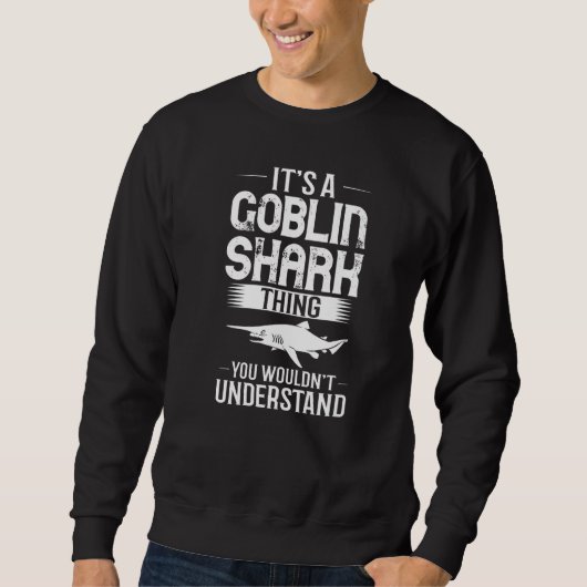 Sweatshirt Requin lutin dent d'animal océan (Devant)