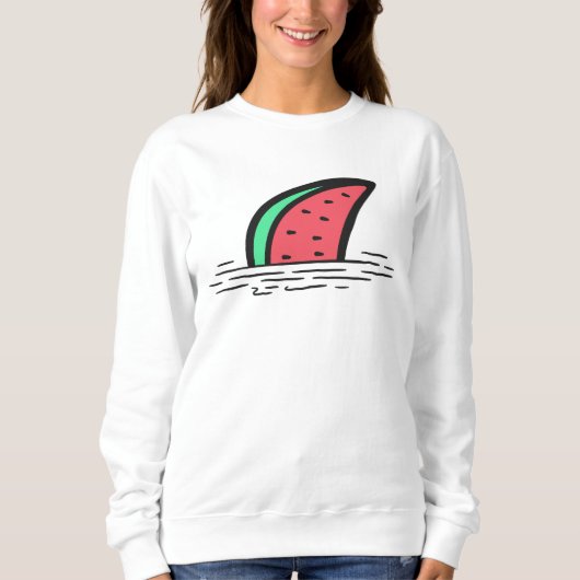 Sweatshirt requin pastèque (Devant)