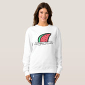 Sweatshirt requin pastèque (Devant entier)