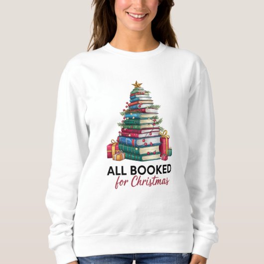 Sweatshirt Réservé aux lecteurs de Noël (Devant)