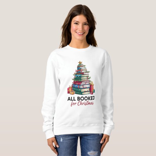 Sweatshirt Réservé Pour Les Lecteurs De Noël (Devant entier)