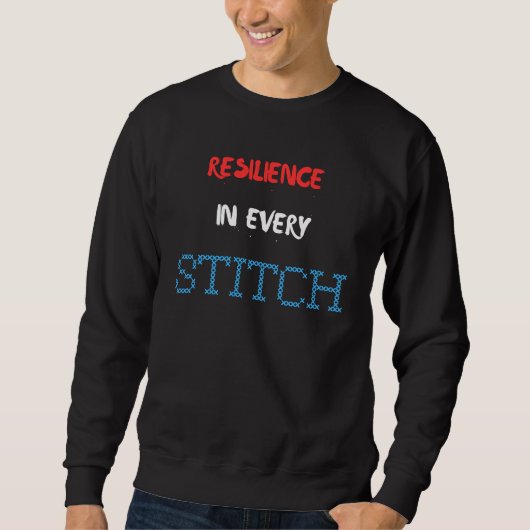 Sweatshirt Résilience dans chaque point (Devant)