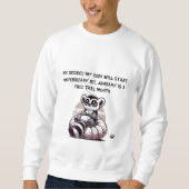 Sweatshirt Résolution drôle du Nouvel An (Devant)