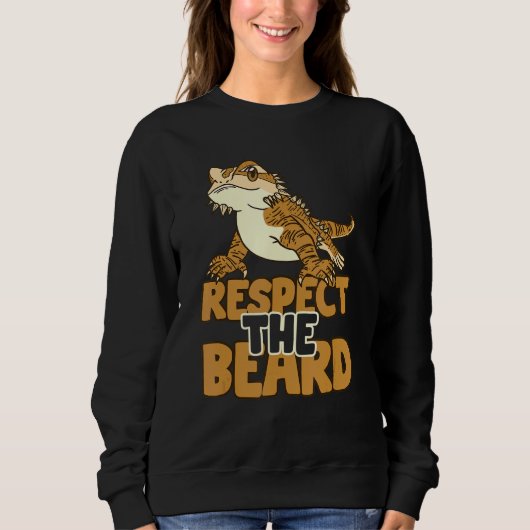 Sweatshirt Respecter La Barbe Dragon Lizard (Devant)
