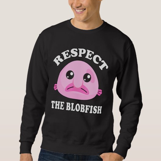 Sweatshirt Respectez Le Mème Blobfish Blobfish (Devant)