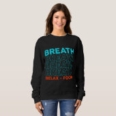 Sweatshirt Respiration Relax Focus (Devant entier)