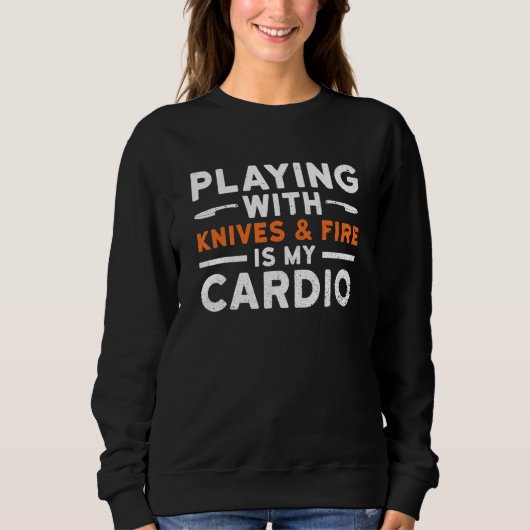 Sweatshirt Restaurant Chef Cuisine Pour Chef Exécutif (Devant)