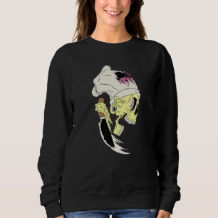 Sweatshirt Restaurant de cuisine japonaise asiatique Skull Co