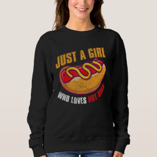 Sweatshirt Restauration rapide Hot Dog Girls Femmes Franks Sa
