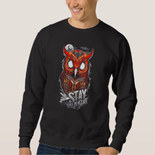 Sweatshirt Reste Toute La Nuit Je Suis Un Hibou