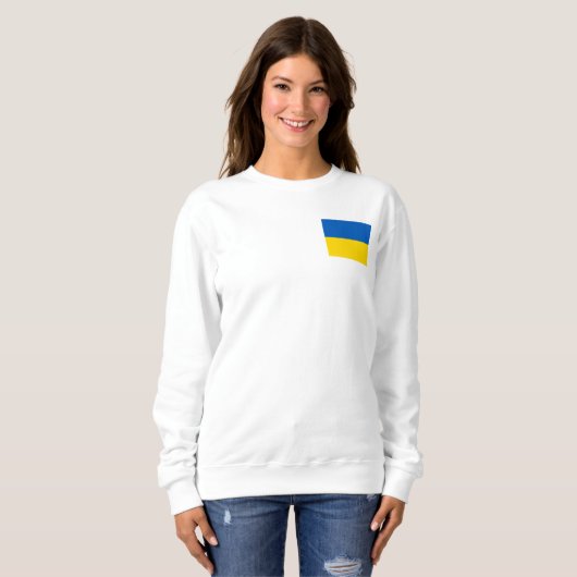 SWEATSHIRT RESTEZ AVEC L'UKRAINE ! (Devant entier)