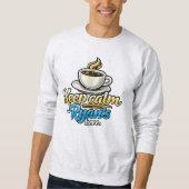 Sweatshirt restez calme (Devant)
