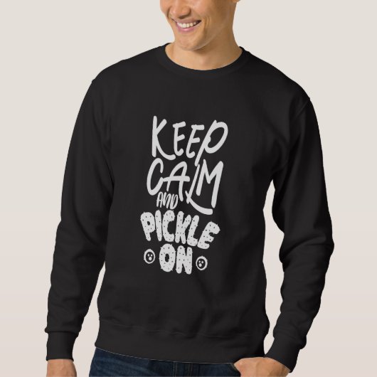 Sweatshirt Restez Calme Et Continuez À Picker (Devant)