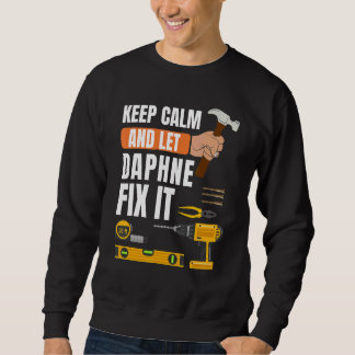 Sweatshirt Restez Calme Et Laissez Daphne Le Corriger Handyma