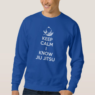 Sweatshirt Restez calme - je connais Jiu Jitsu