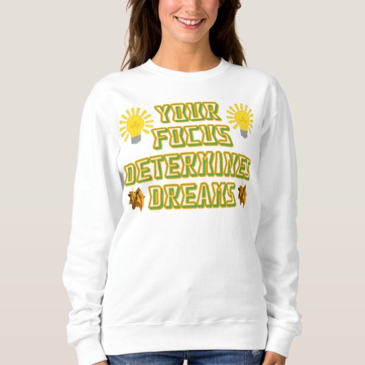 Sweatshirt restez concentré (Devant)