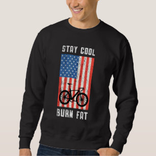 Sweatshirt Restez Cool Gras Gras Vélo Fat Pneus Gras Mtb Vélo
