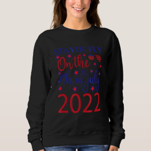 Sweatshirt Restez En Avion Le Jour De L'Indépendance 4 juille