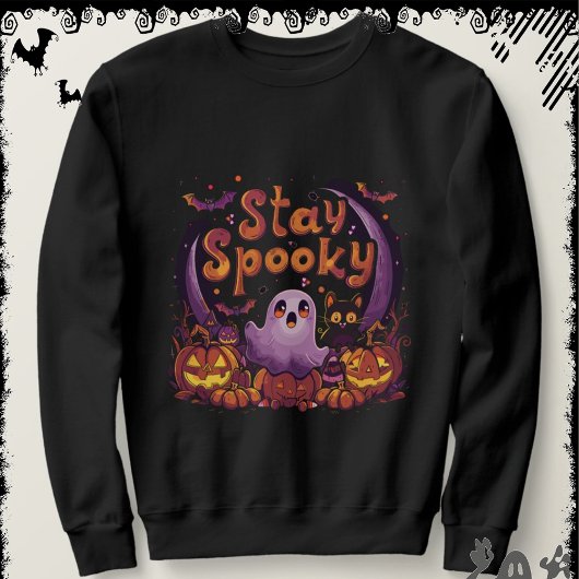 Sweatshirt Restez Épouvantable | ExDesigner | Halloween