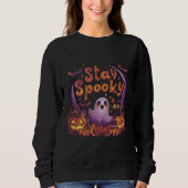 Sweatshirt Restez Épouvantable | ExDesigner | Halloween (Devant)