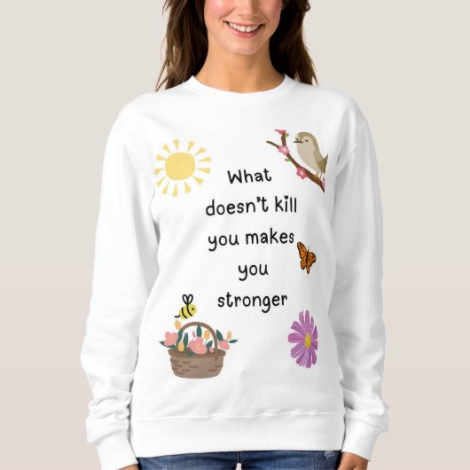 Sweatshirt Restez forts (Devant)