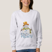Sweatshirt Restez Frosty Snowman (Devant)