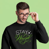 Sweatshirt Restez Geek bizarre, Nerd, Introduire