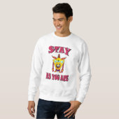 Sweatshirt Restez tel que vous êtes (Devant entier)