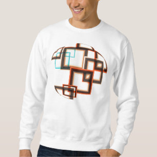 Sweatshirt Résumé - carrés géométriques