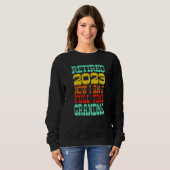Sweatshirt Retired Grandma 2023 (Devant entier)