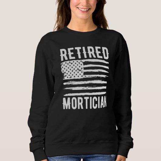 Sweatshirt Retired Musician Profession American Flag Premium (Devant)