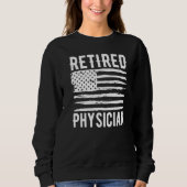Sweatshirt Retired Physician Assistant Profession American Fl (Devant)
