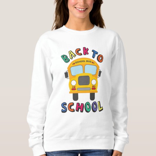 Sweatshirt Retour à l'école (Devant)