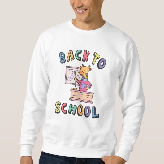 Sweatshirt Retour à l'école (Devant)