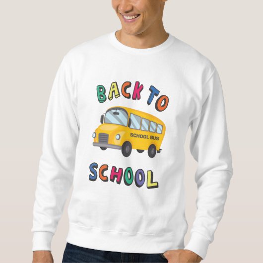 Sweatshirt Retour à l'école (Devant)