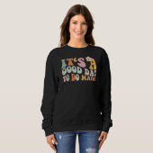Sweatshirt Retour À L'École C'Est Un Bon Jour Pour Faire Des (Devant entier)