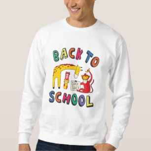 Sweatshirt Retour à l'école - Restez en sécurité