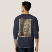 Sweatshirt Retour Design Imprimer Pop Art Lion Head The King  (Dos entier)